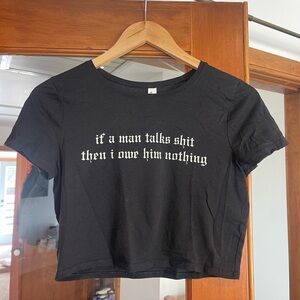 Taylor Swift Reputation Album “I Did Something Bad” Crop Top Size M/L